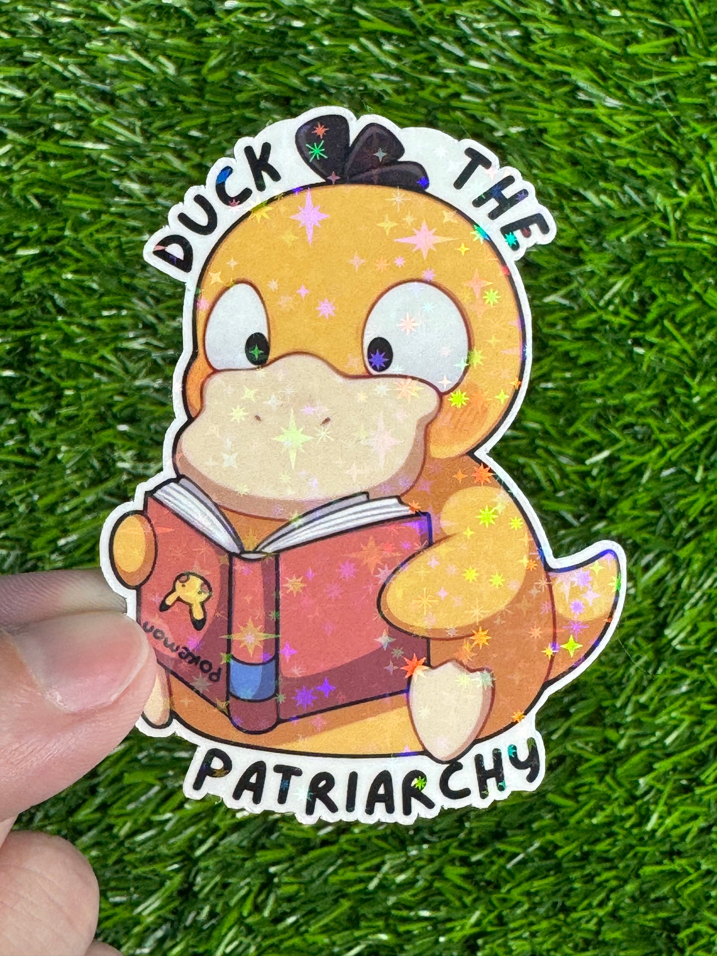 Duck the Patriarchy Psyduck - Die Cut