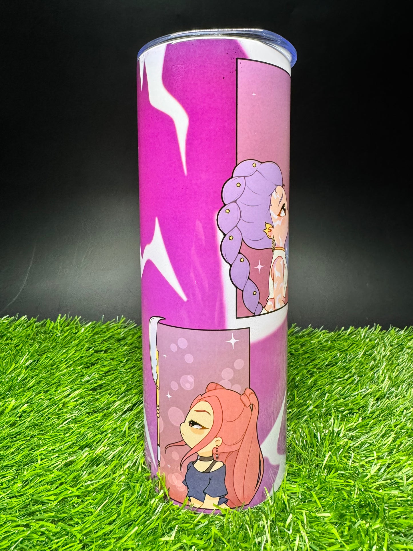 KPop Demon Hunters - 20oz Skinny Stainless Steel Tumbler - Double Wall - Sublimated