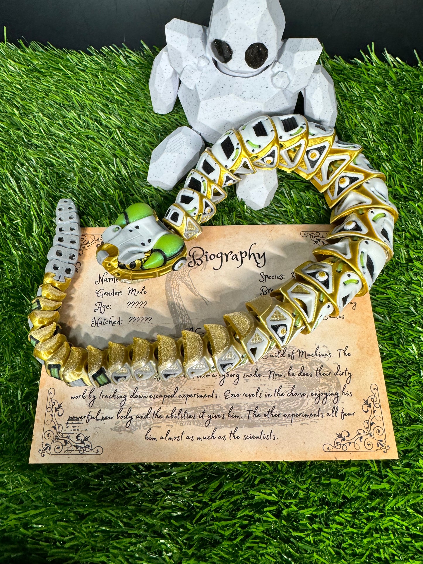 Ezio - The Cyborg Rattlesnake - Mythical Pets