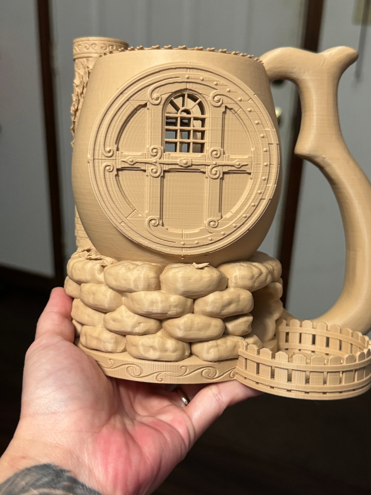 Shire Teapot - Sip and Roll Dice Tower/Can Holder