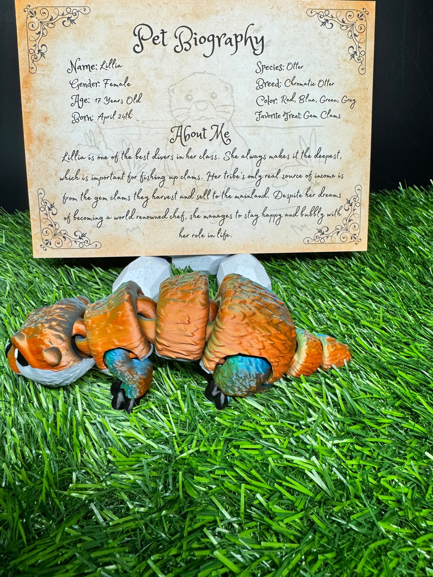 Lillia - The Chromatic Otter - Mythical Pets