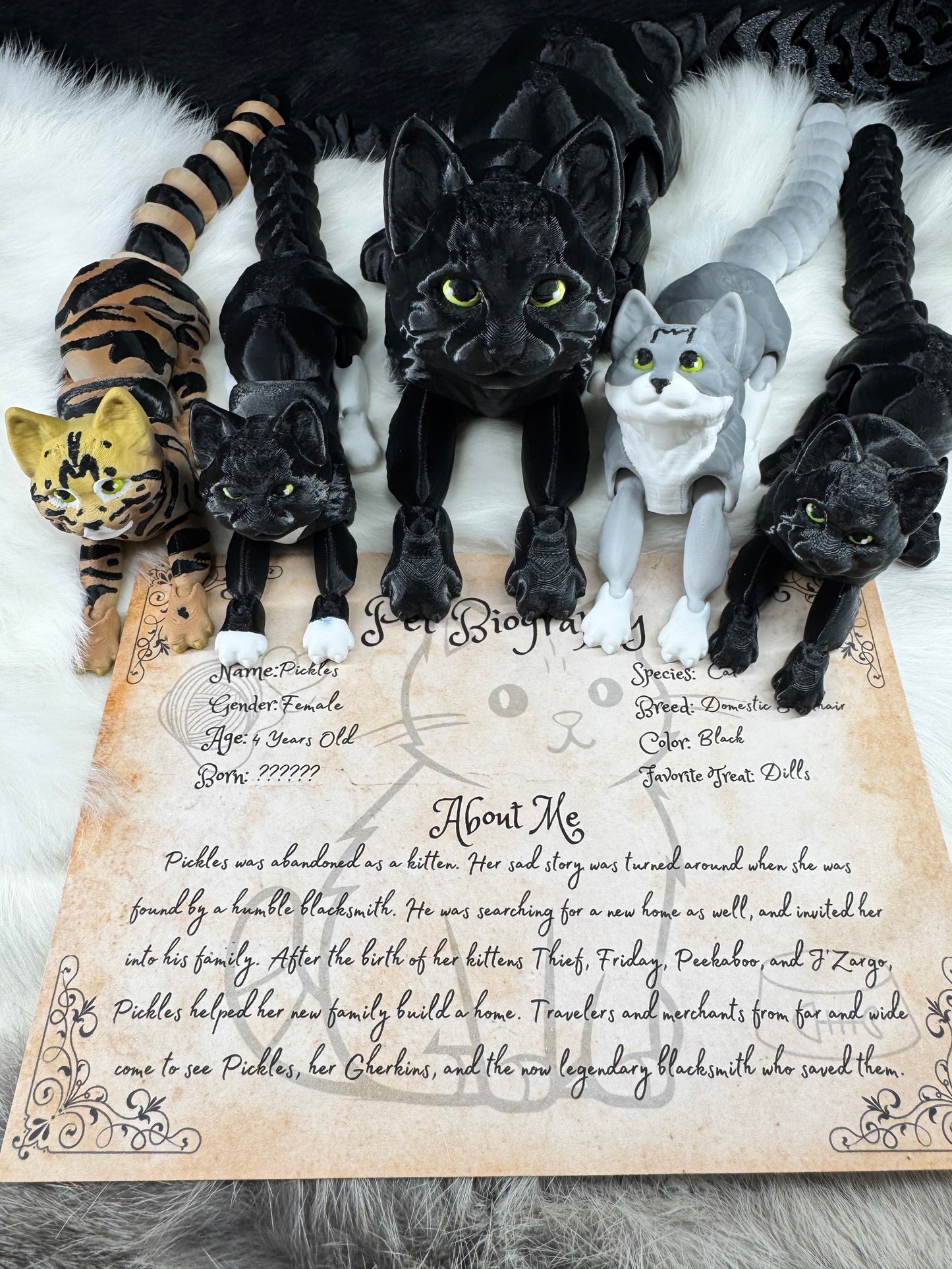 Pickles and The Gherkins - The Legendary Cats - Mythical Pets