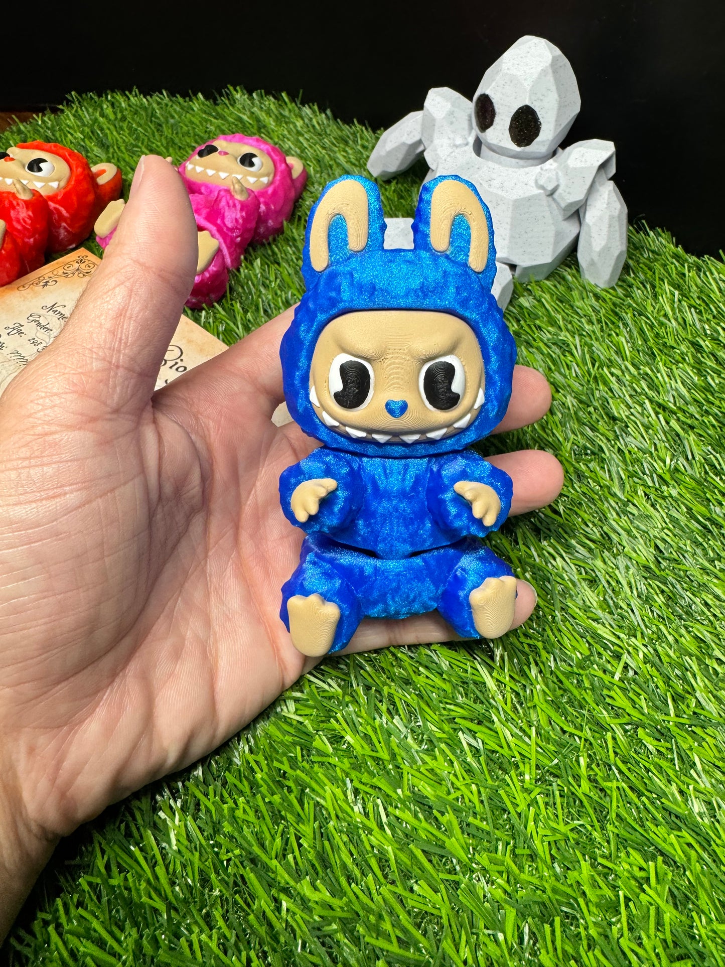 Cheer, Sorrow, and Rage - The Emotion Labubus - Mythical Pets