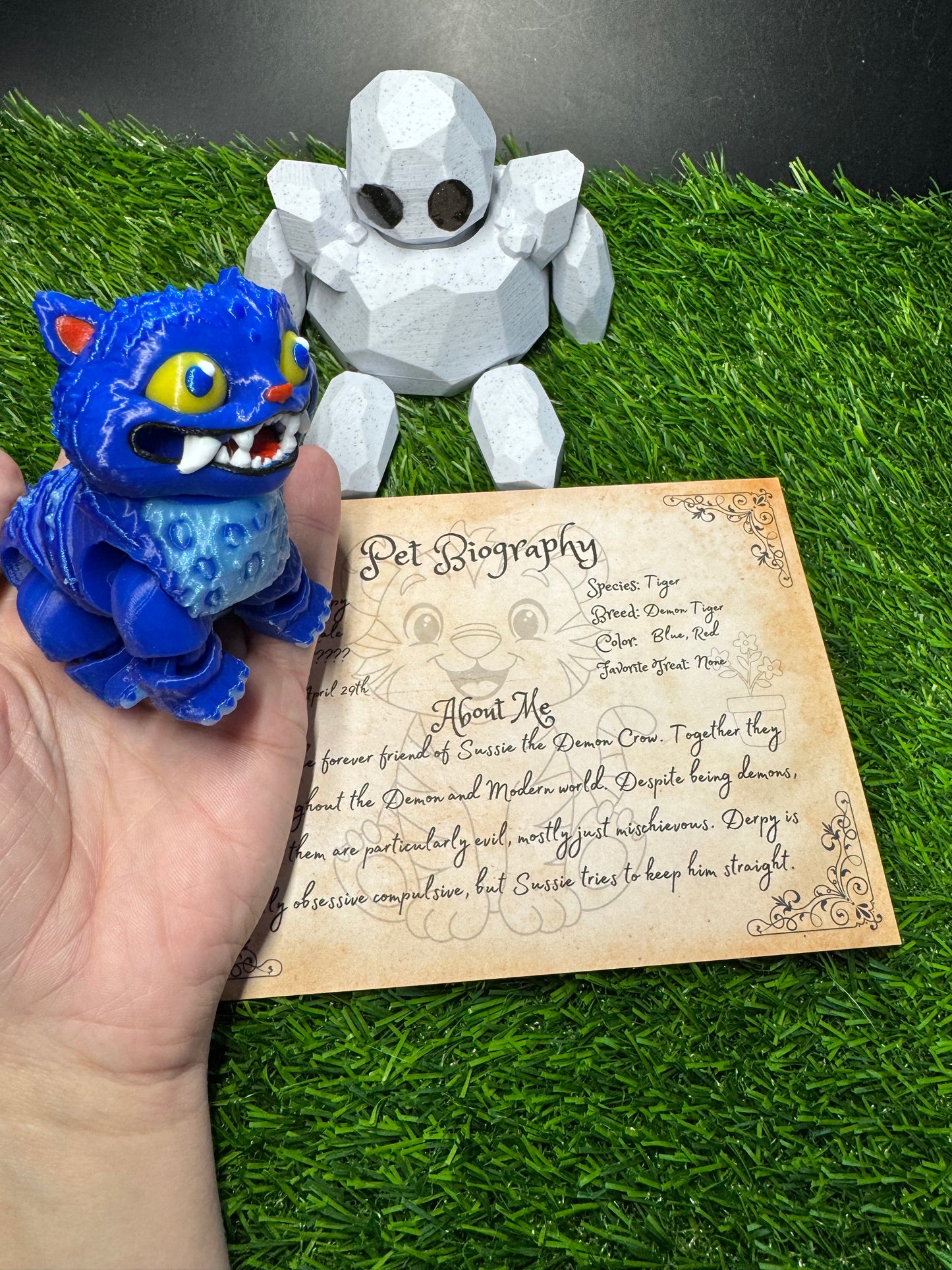 Derpy - The Demonic Tiger - Mythical Pets