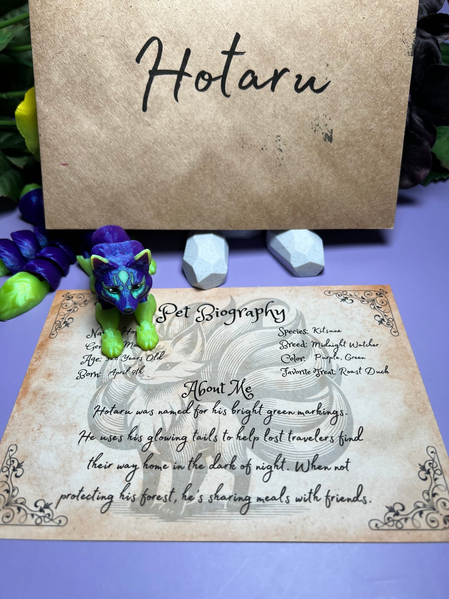 Hotaru - The Midnight Kitsune - Mythical Pets