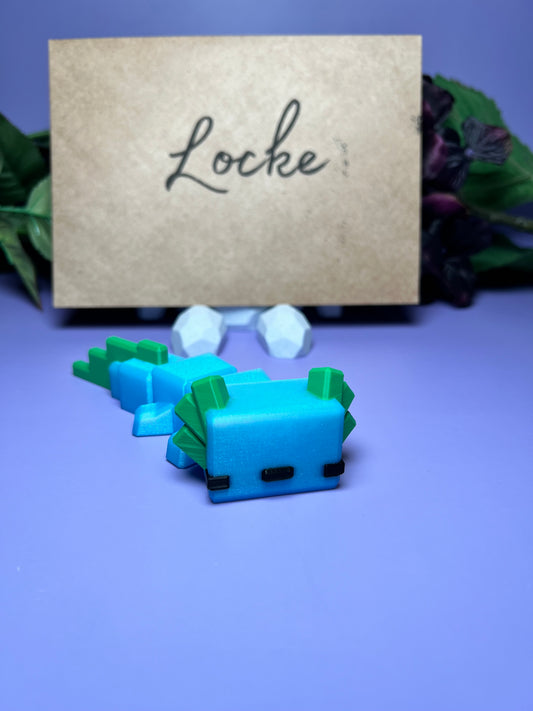 Locke - The Blockalotl - Mythical Pets