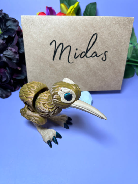 Midas - The Gold Kiwi  - Mythical Pets