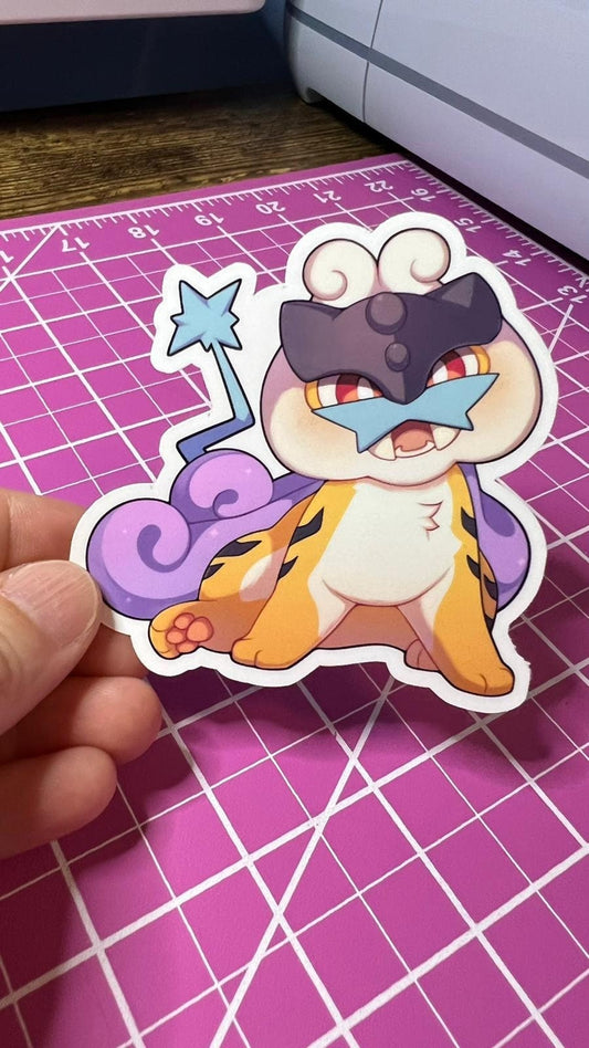 Legendary Raikou - Die Cut - Chibi Style - Great for Water Bottles, Folders, Notebooks, Laptops, and More