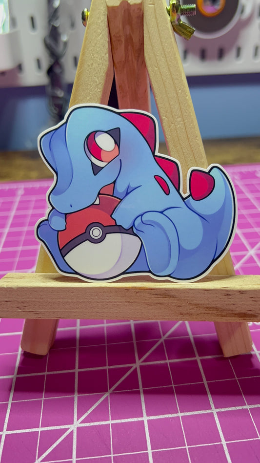 Cute Totodile - Starters Collection - Die Cut Sticker