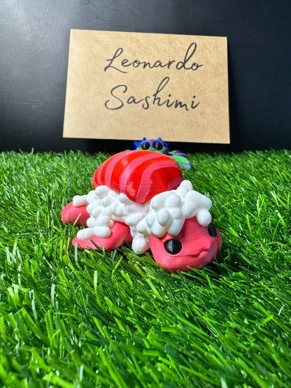 Leonardo Sashimi - The Sushi Turtle - Mythical Pets