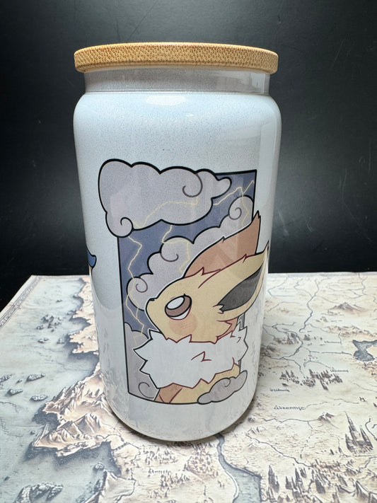 Eevee Portraits B 16oz Can - Stainless Steel Sublimated