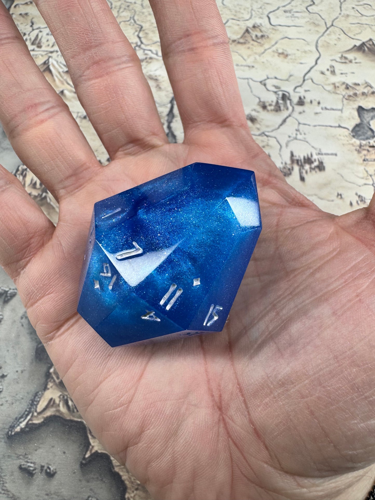 Blue Glacier Cosmos Gem D20