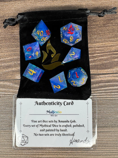 **PREORDER**Malfestio - Standard Set - Fine Art Dice