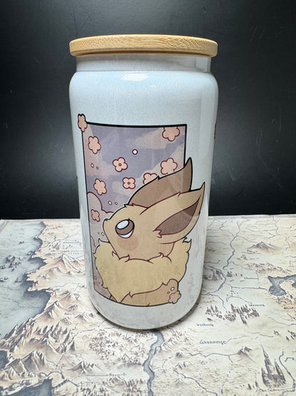 Eevee Portraits A 16oz Can - Stainless Steel Sublimated