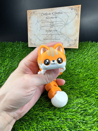 Oliver - The Orange Cat  - Mythical Pets