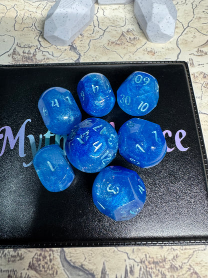 Frost Shock - Standard Orb Set - Fine Art Dice