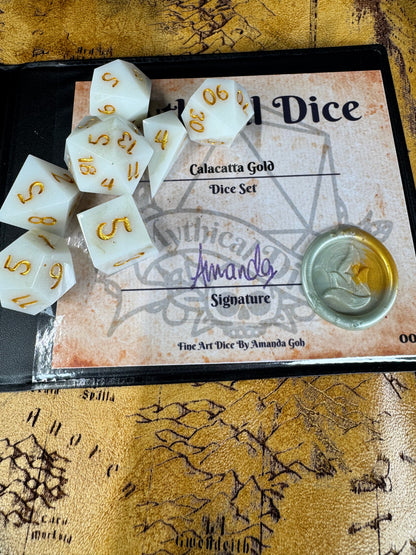 Calacatta Gold - Standard Set - Fine Art Dice