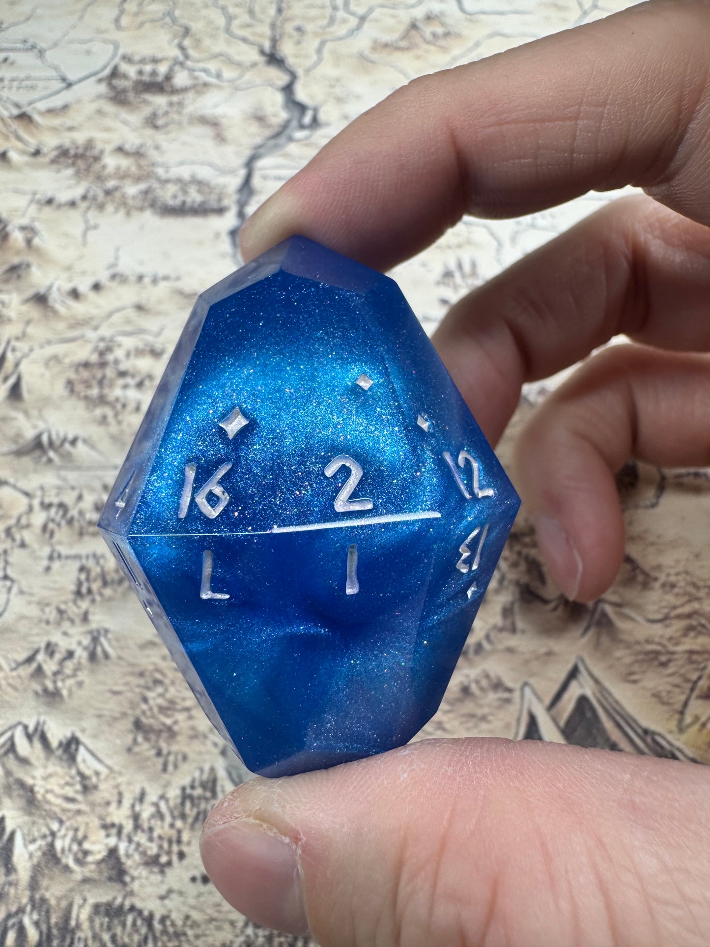Blue Glacier Cosmos Gem D20