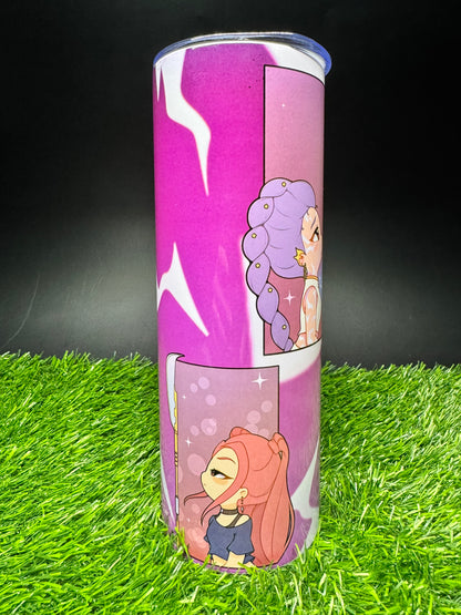 KPop Demon Hunters - 20oz Skinny Stainless Steel Tumbler - Double Wall - Sublimated