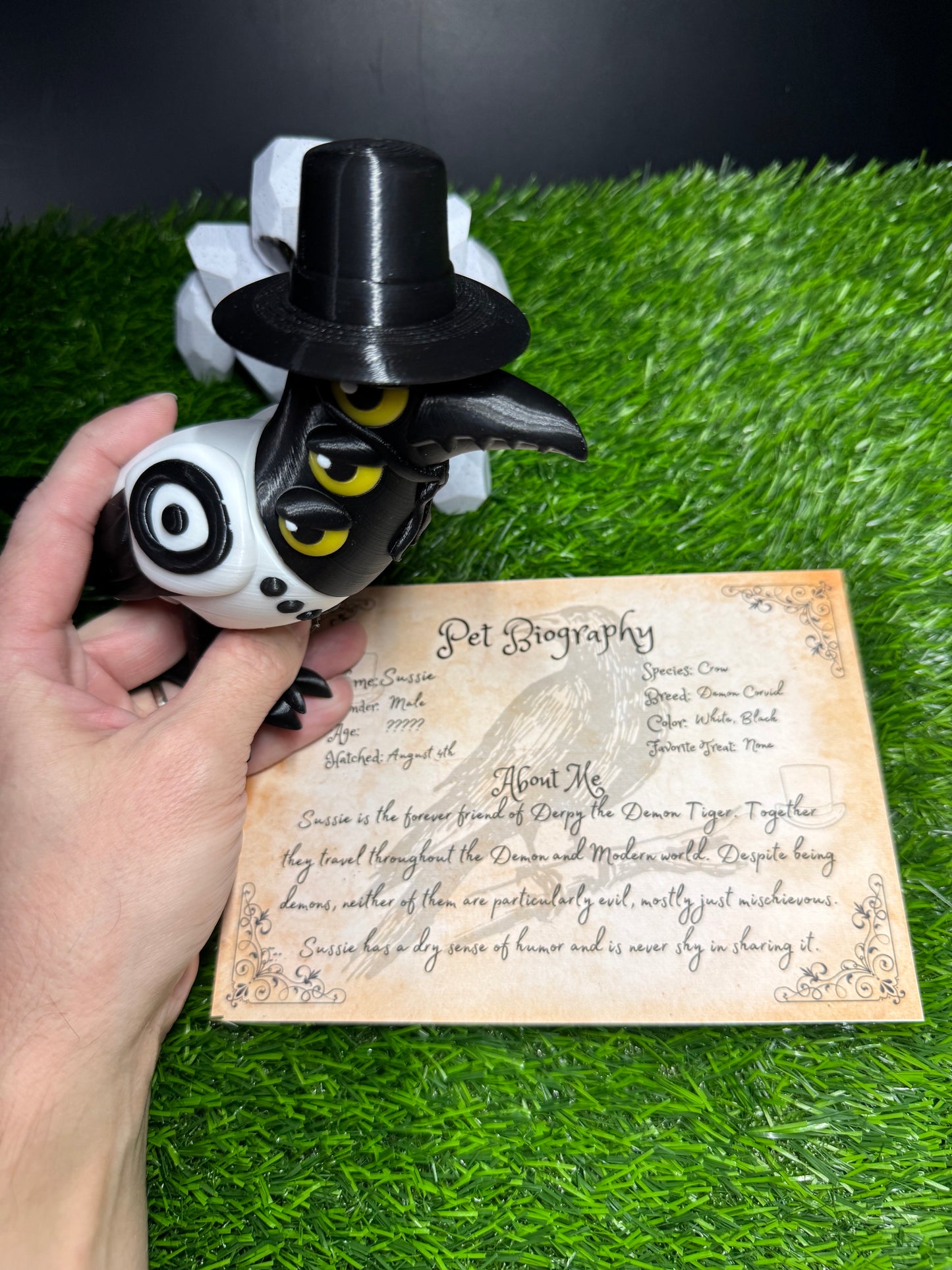 Sussie - The Demonic Corvid - Mythical Pets