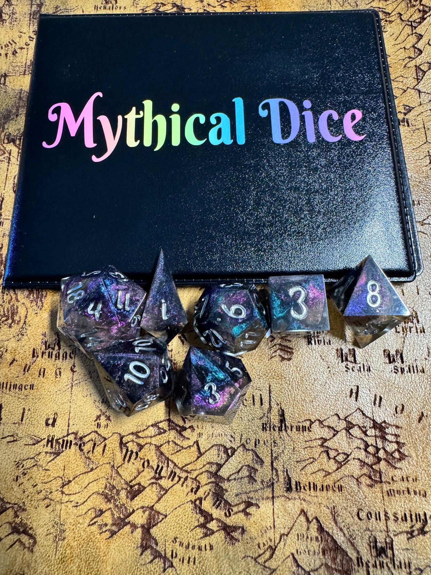 Cosmic Depths - Standard Set - Fine Art Dice