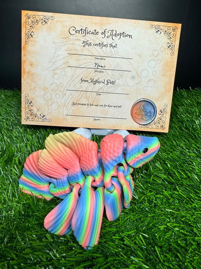 Nami - The Rainbow Betta Fish - Mythical Pets