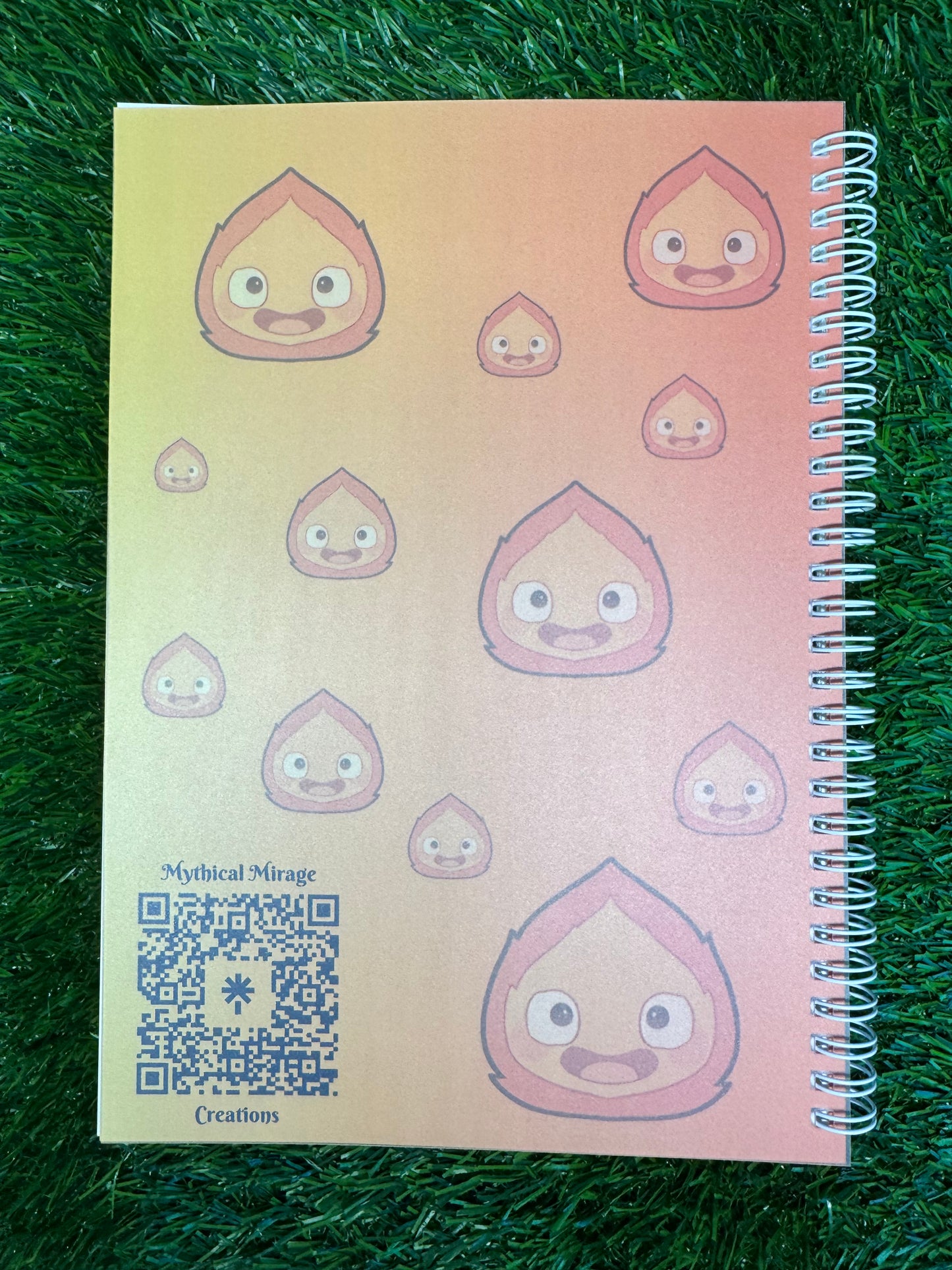 Calcifer "May all your stickers burn" - Reusable Sticker Book