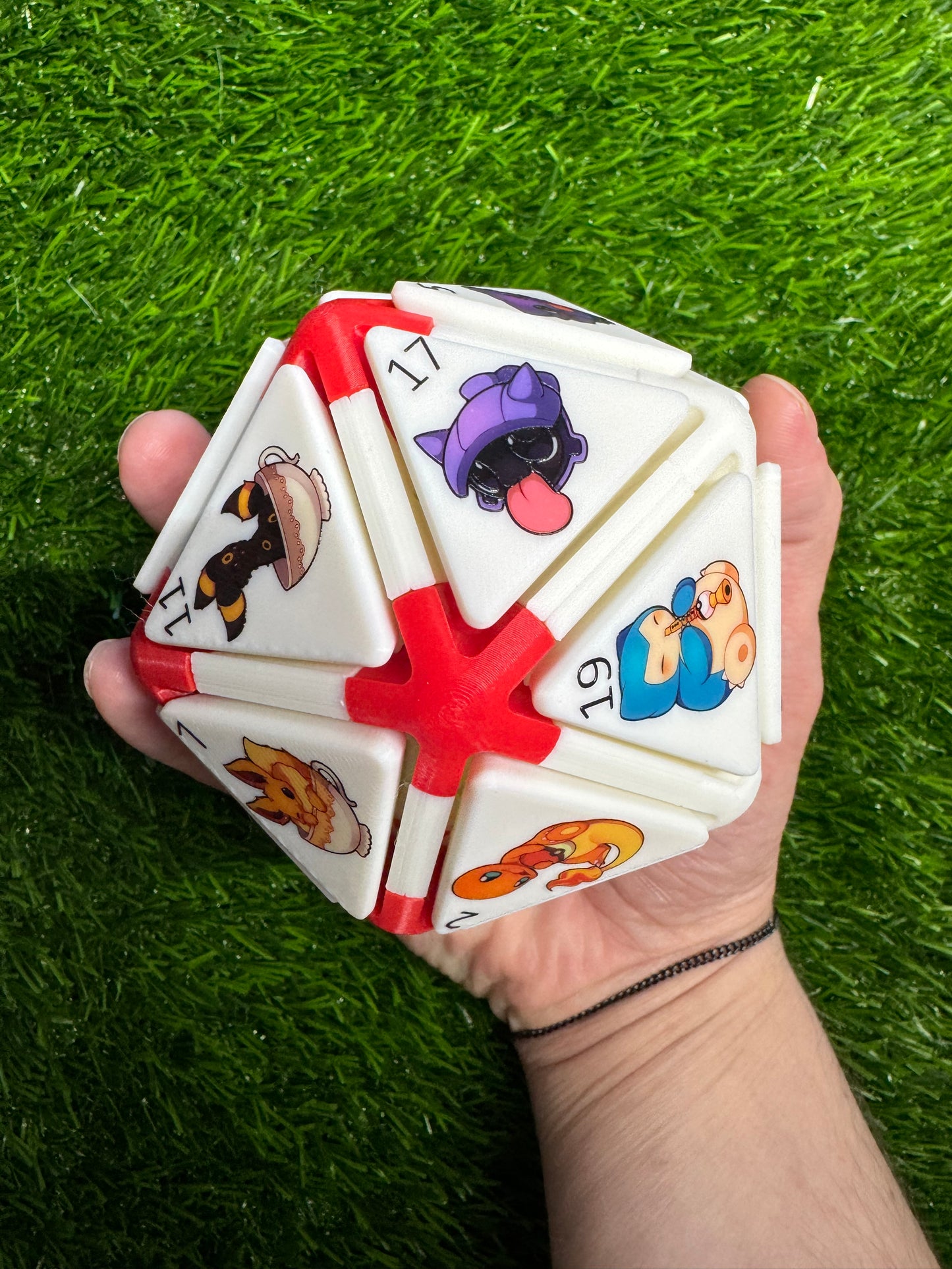 Fidget Clicker - Dice - D20, D12, D10, D6, D4 - Pokemon Version Available