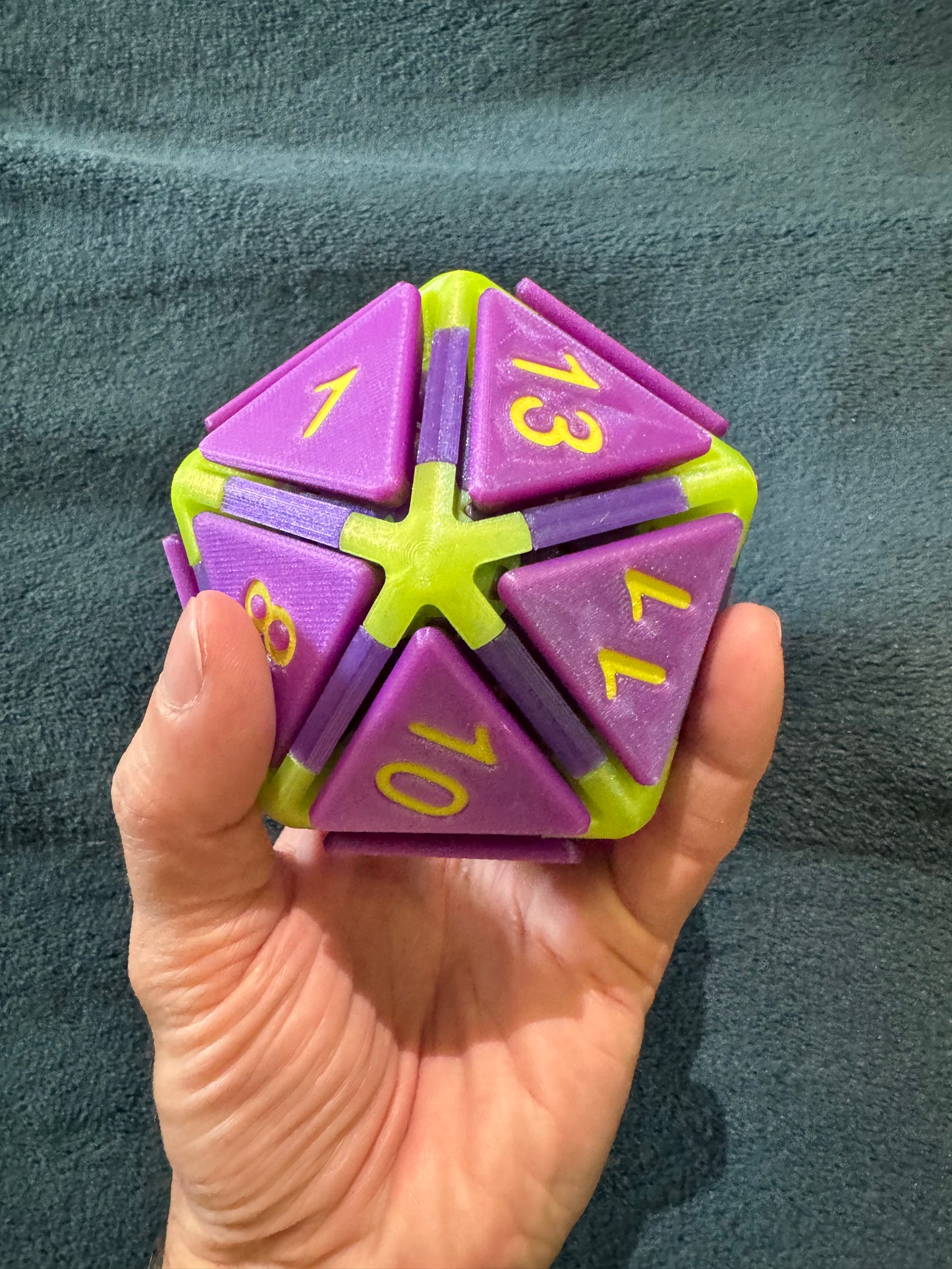 Fidget Clicker - Dice - D20, D12, D10