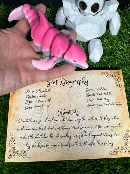 Elizabeth - The Pink Dolphin - Mythical Pets