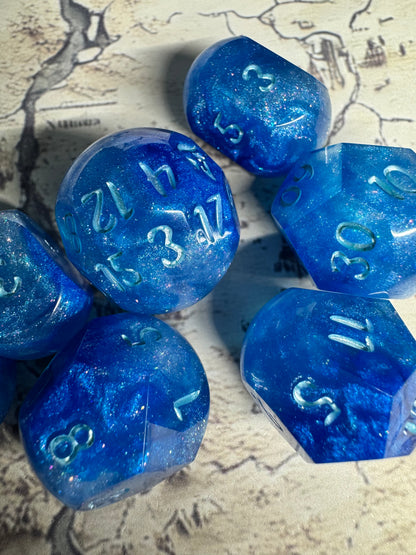 Frost Shock - Standard Orb Set - Fine Art Dice