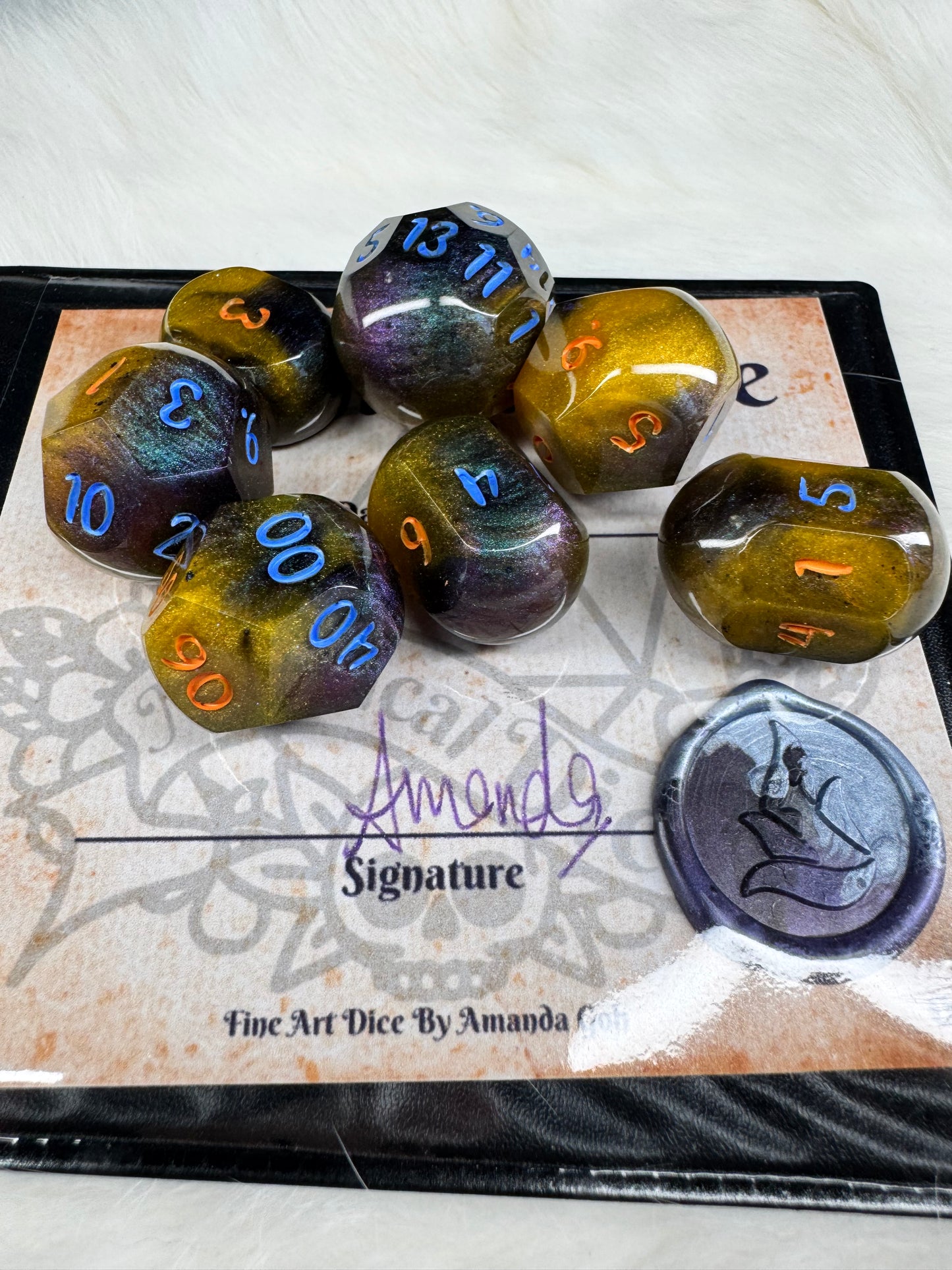 Nu Udra - Orb Set - Fine Art Dice