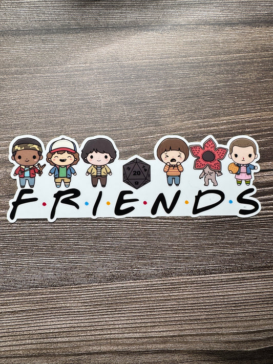 Strange Stuff Club Banner Sticker - Die Cut