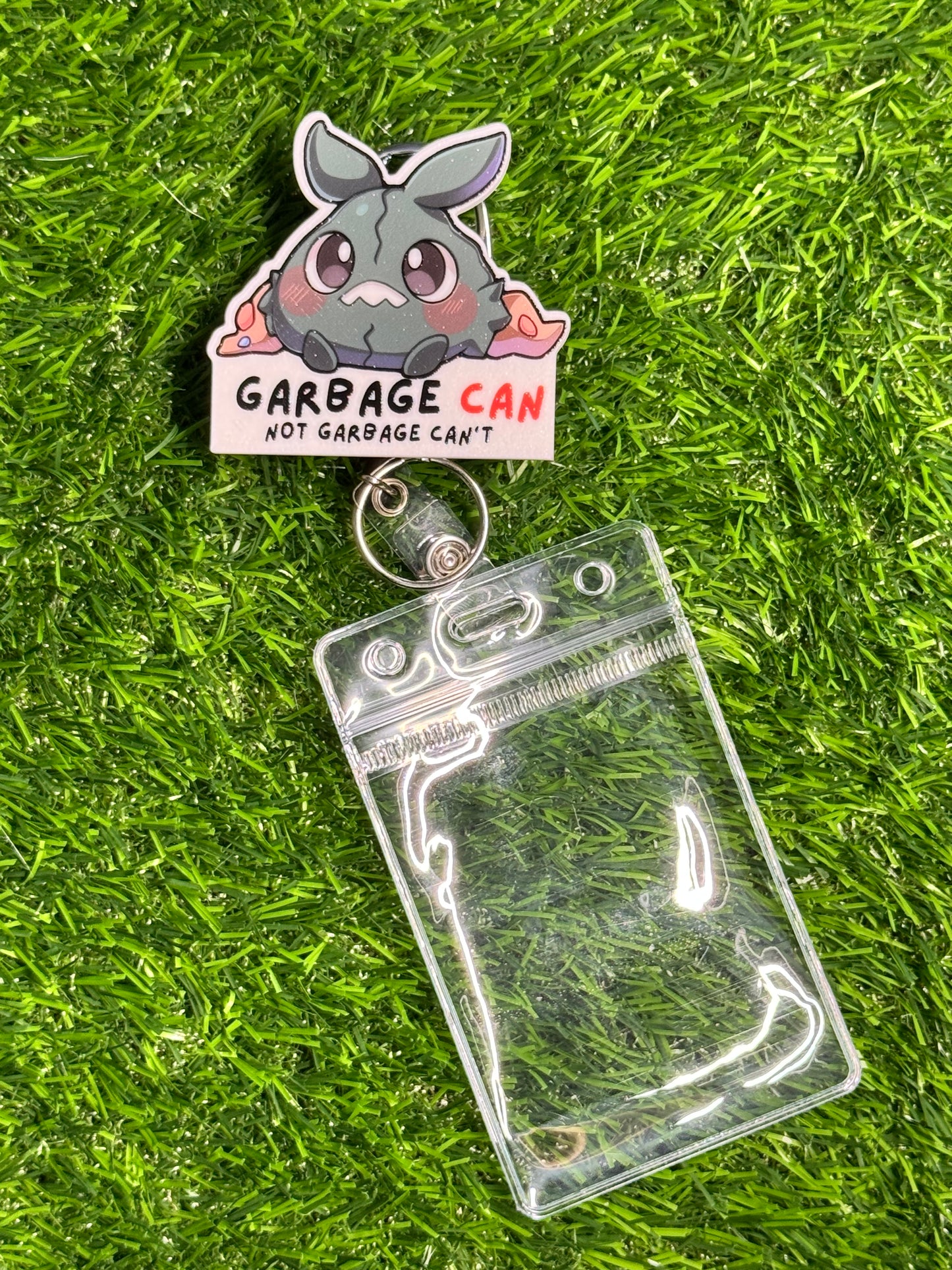 Popswap - Garbage Can Not Can't Trubbish - Attachment/Badge Reel