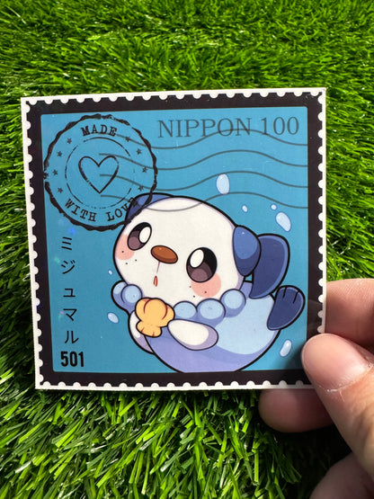 Stamp Collection - Oshawott - Die Cut