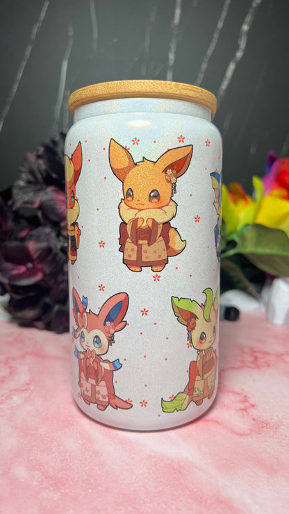 Kimono Eeveelution 16oz Can - Iridescent - Stainless Steel Sublimated