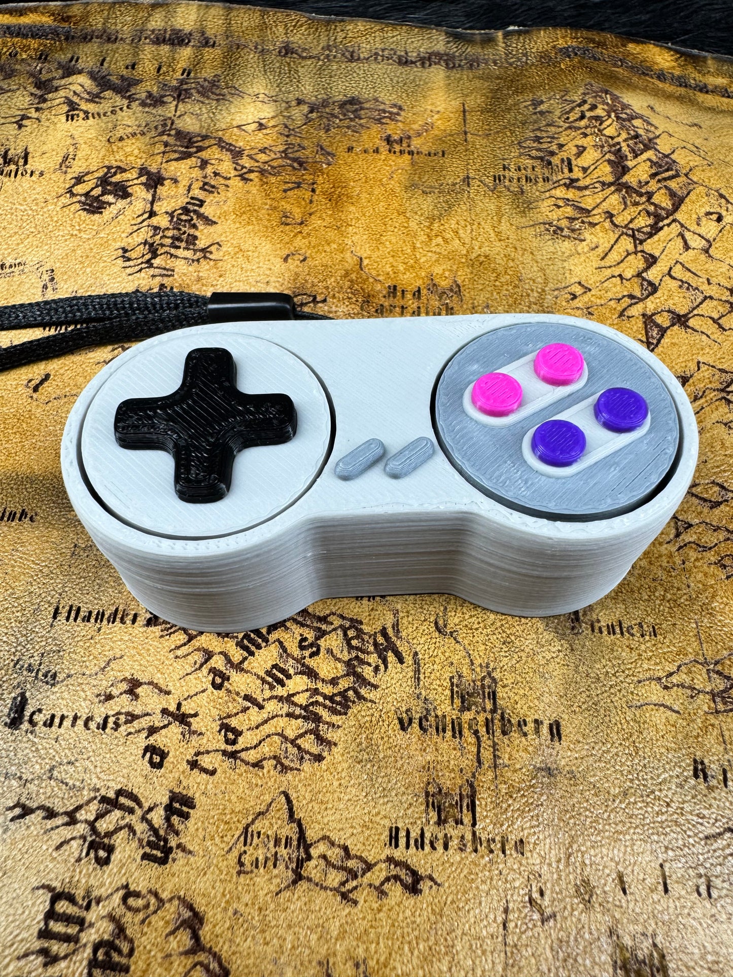 Fidget Clicker - Retro Gaming - SNES Controller and Gameboy