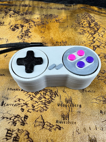 Fidget Clicker - Retro Gaming - SNES Controller and Gameboy