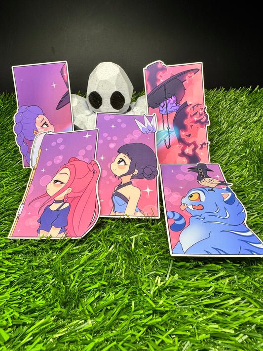 KPop Demon Hunters Stickers - Die Cut