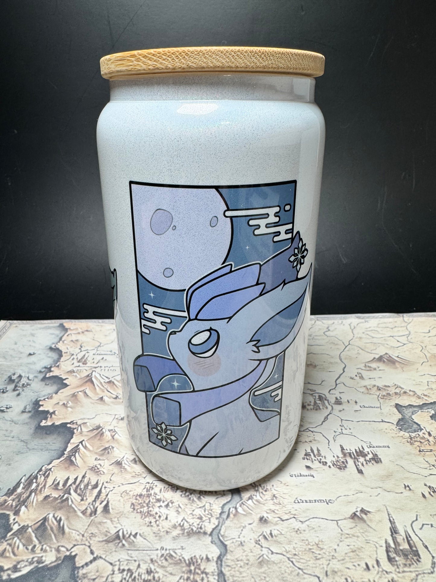 Eevee Portraits A 16oz Can - Stainless Steel Sublimated