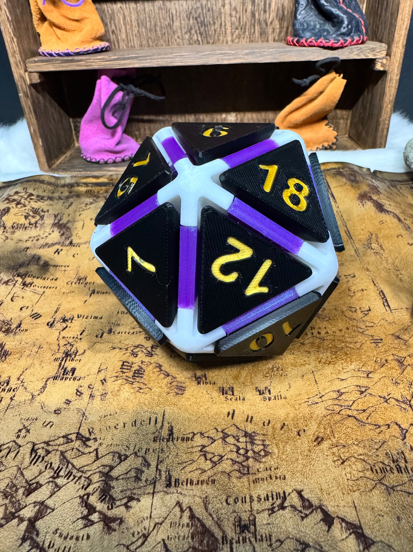 Fidget Dice - KPop Demon Hunter Theme - D20 Clicker