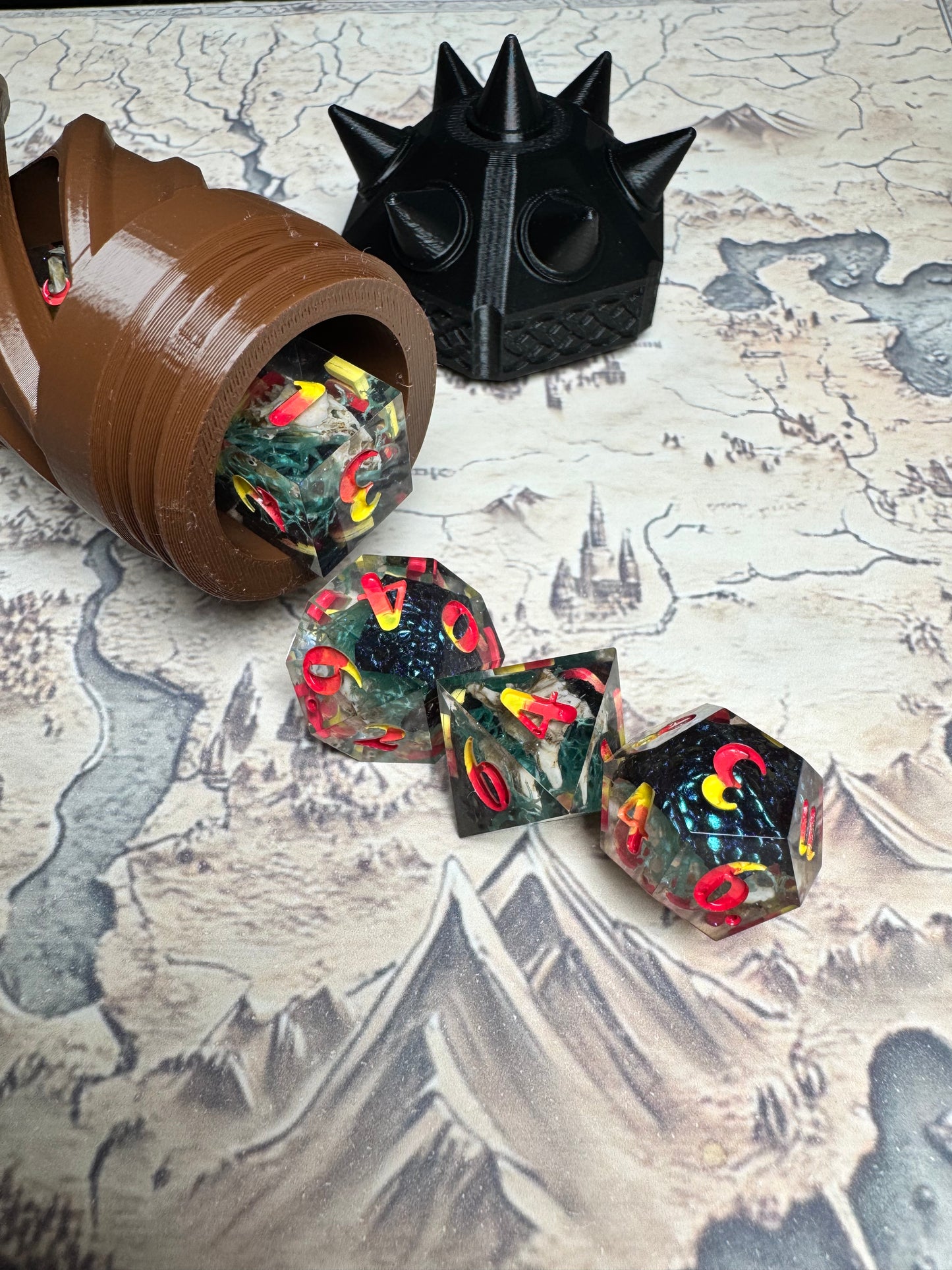 Medieval Dice Cases - Dagger and Axe