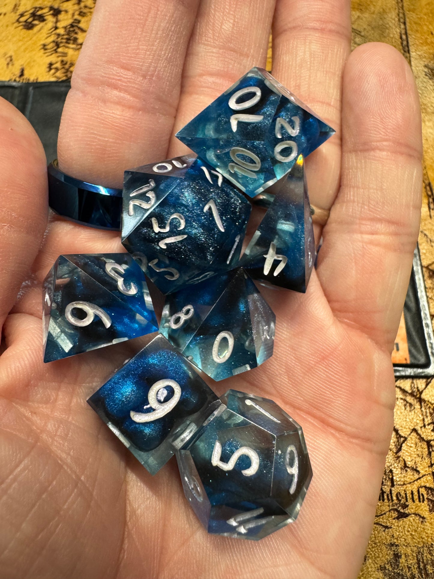 Jin Dahaad - Standard Set - Fine Art Dice