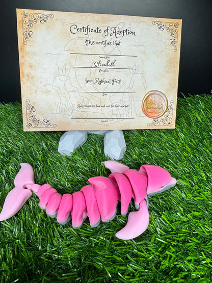 Elizabeth - The Pink Dolphin - Mythical Pets