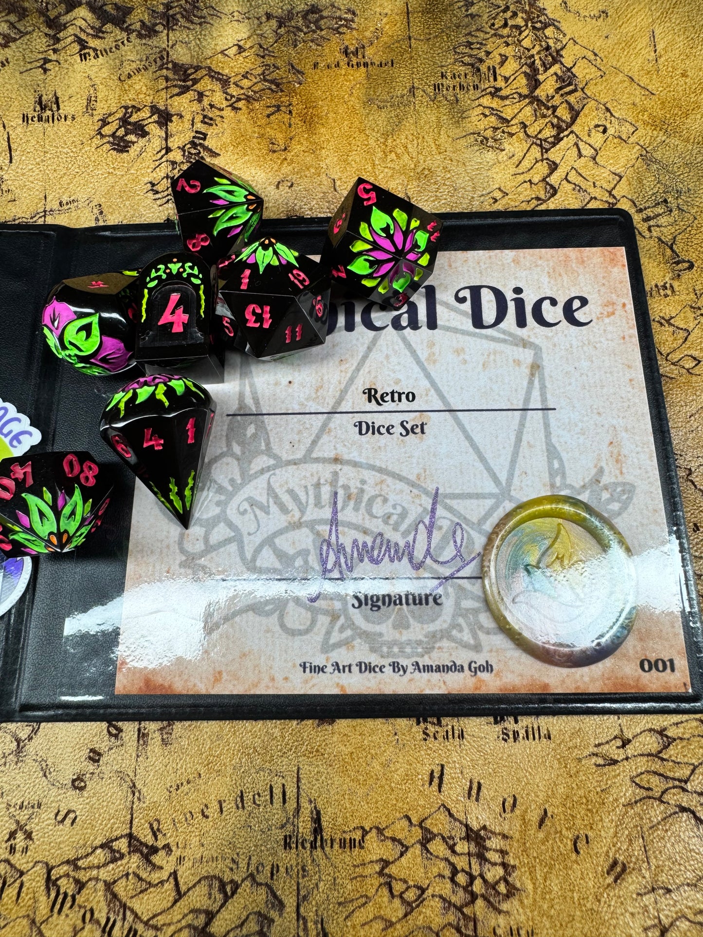 Retro - Standard Set - Fine Art Dice