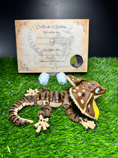 Frank - The Frilled Lizard - Mythical Pets