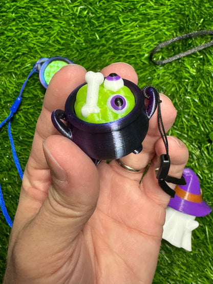 Fidget Clickers - Spooky Set - Frog, Ghost, Cauldron