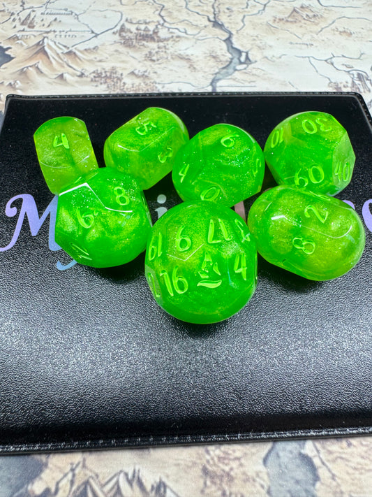 Arsenic - Standard Orb Set - Fine Art Dice