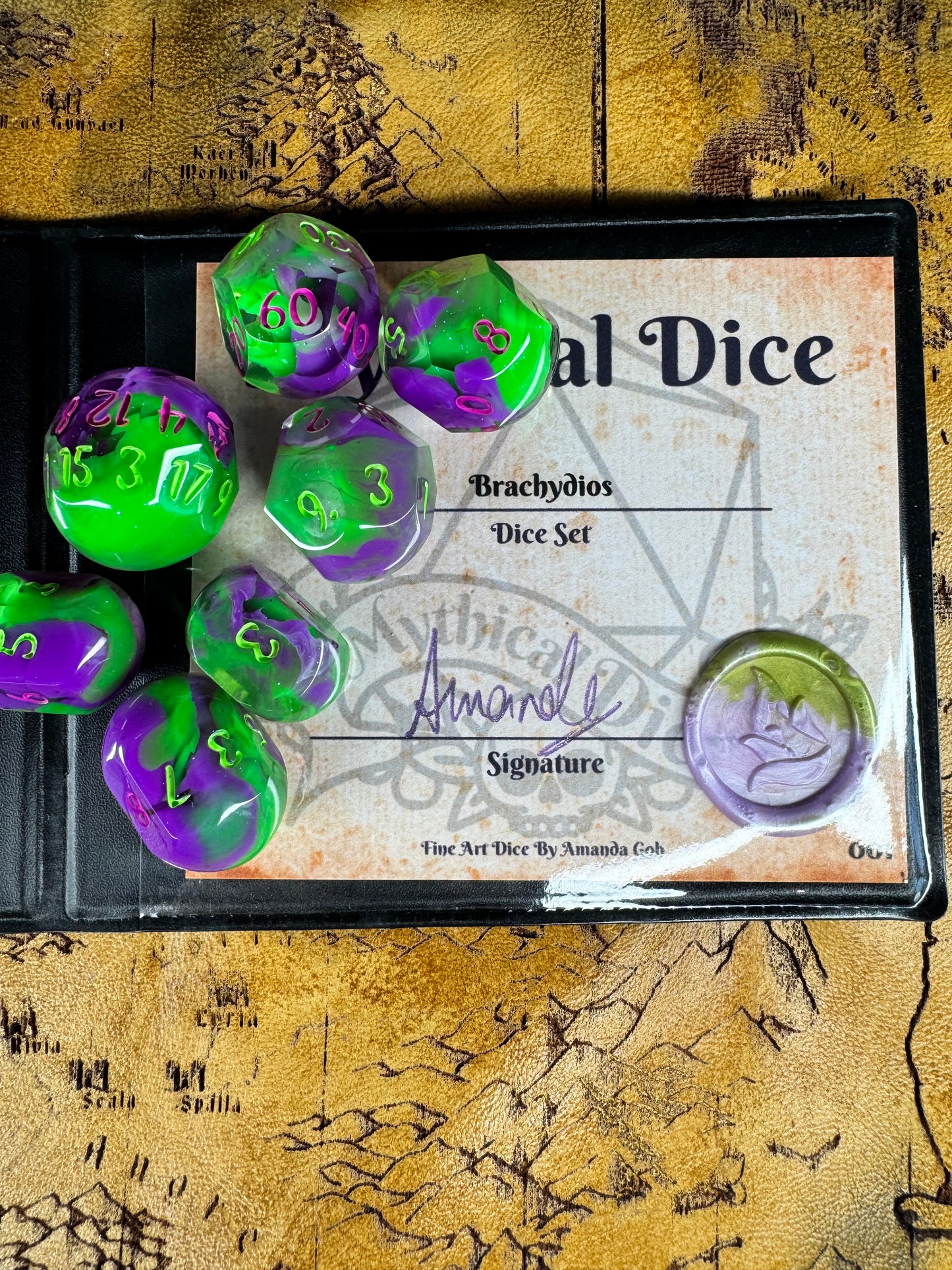 Brachydios - Orb Set - Fine Art Dice