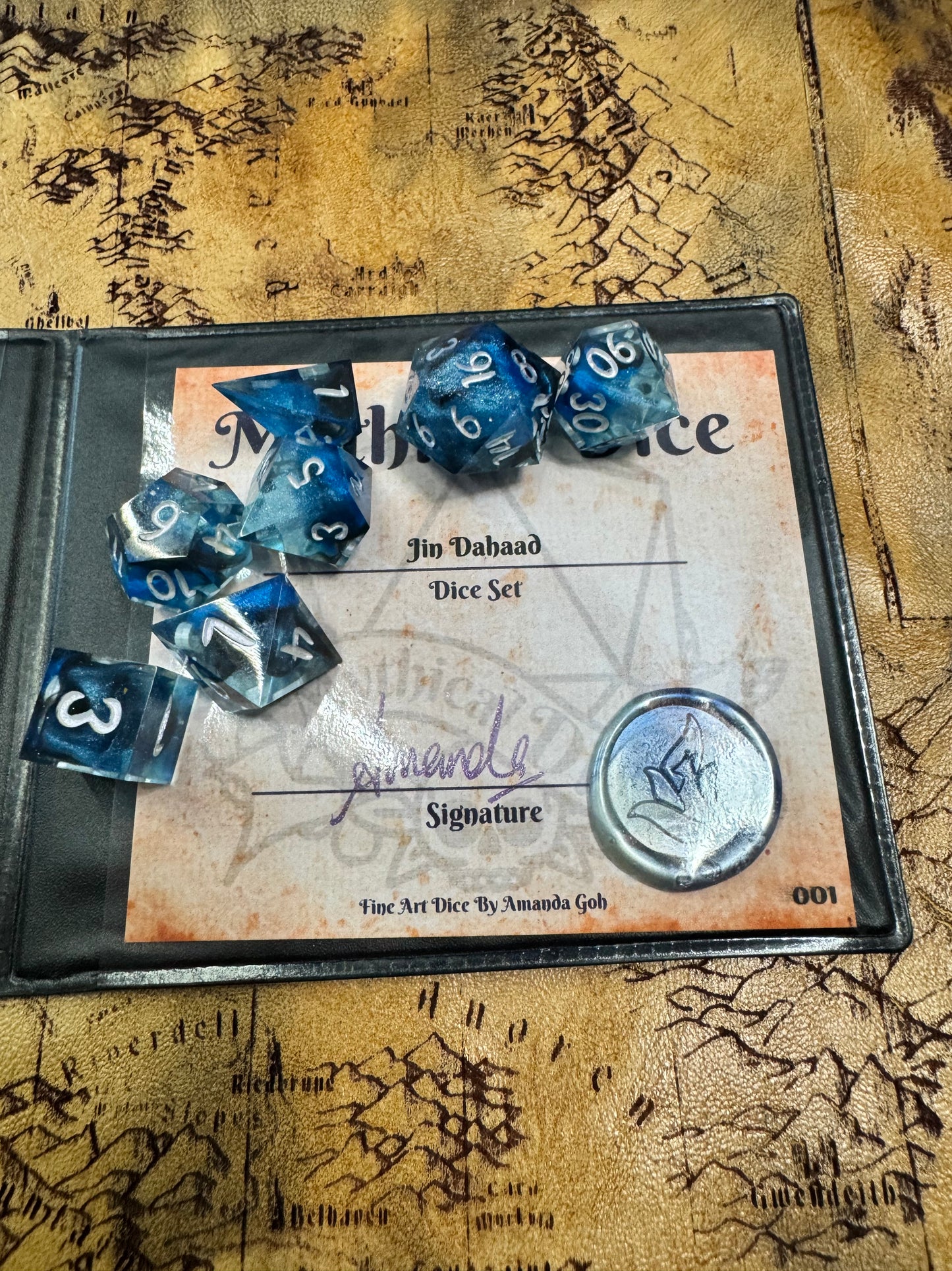 Jin Dahaad - Standard Set - Fine Art Dice